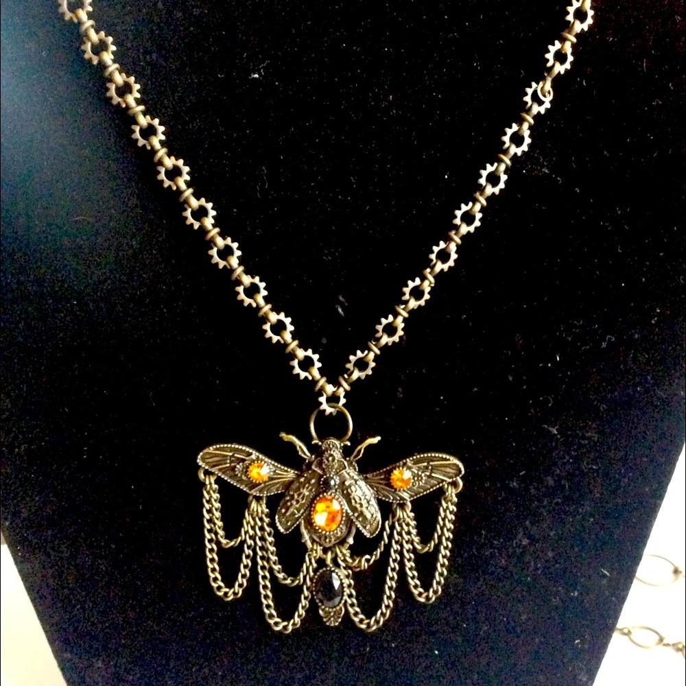 Brass Bumble Necklace